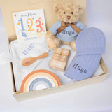 ULTIMATE LUXURY CASHMERE GIFT SET - CORNFLOWER BLUE