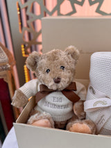 EID MUBARAK LUXURY TEDDY & ORGANIC BLANKET GIFT SET