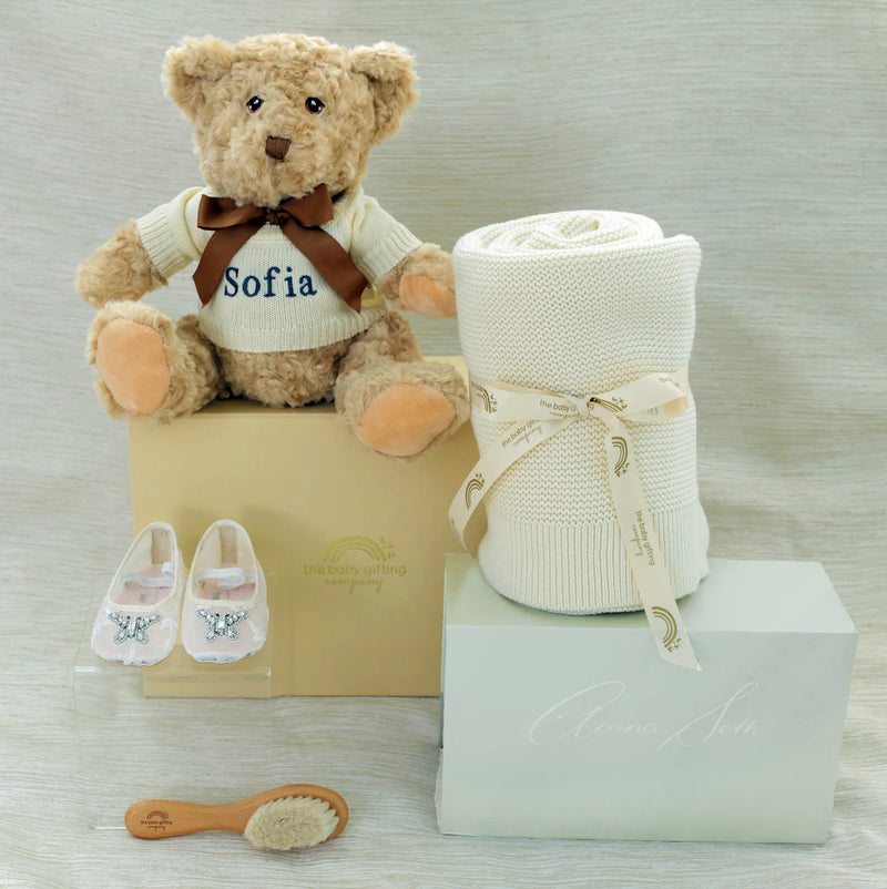 THE BABY GIFTING COMPANY X ARUNA SETH IVORY GIFT SET