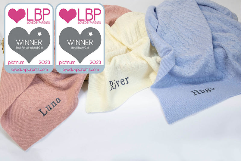 Loved By Parents Awards Cashmere Baby Blanket