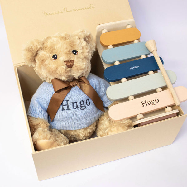 The Baby Gifting Company Luxury Music New Baby Gift Set Hamper
