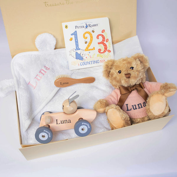 The Baby Gifting Company Luxury New Baby Girl Gift Set Hamper
